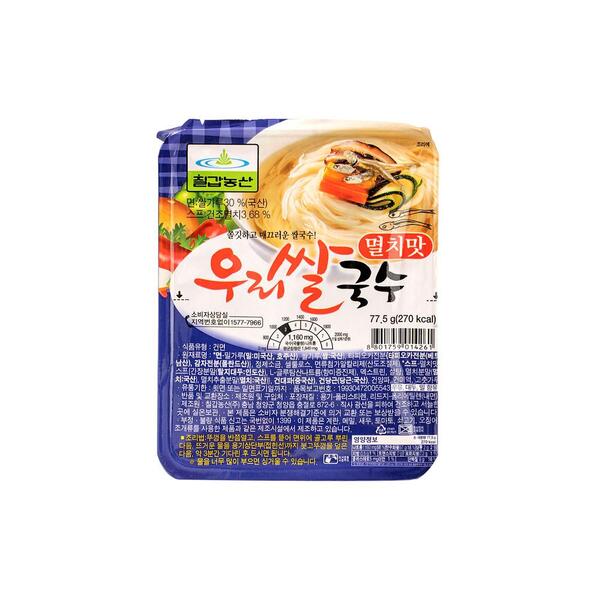 우리쌀국수 멸치맛 77.5g (18개입 1박스)